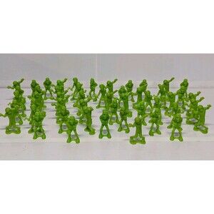 Imperial Responders vs Zombies 2" Plastic Green Zombies Mixed Lot of 50 Figures
